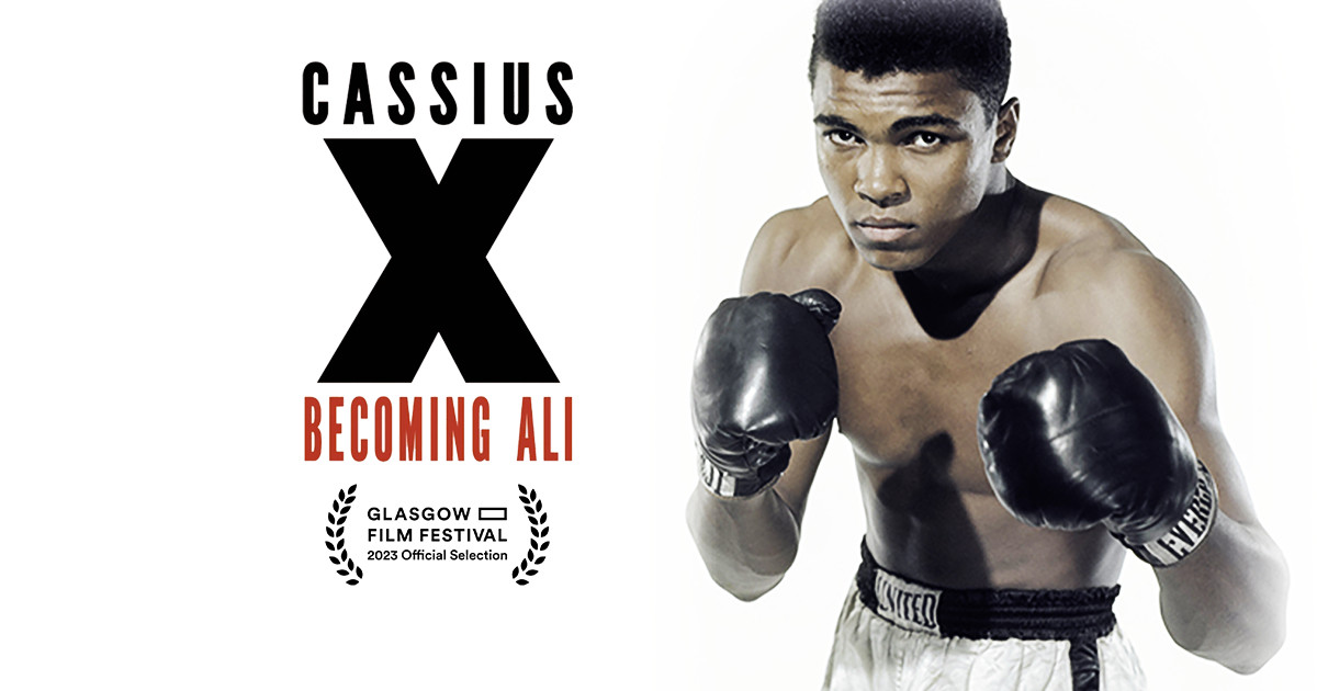 Mohammed Ali in boxing gloves