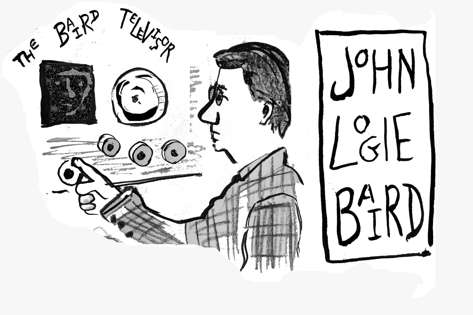 John Logie Baird illustration