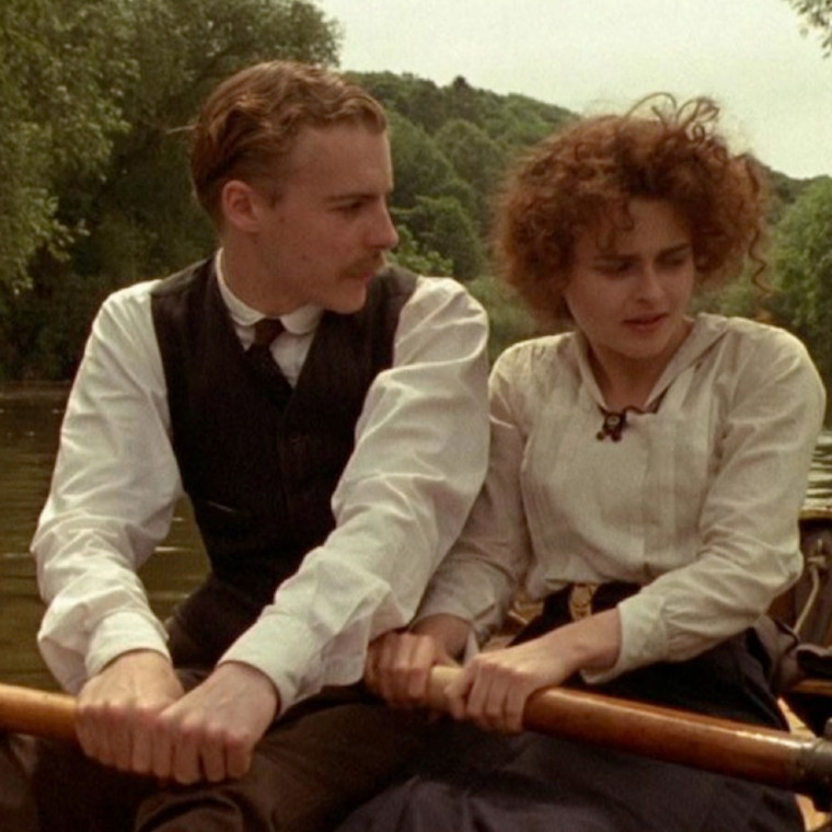 Couple sitting in a boat